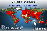 Locations of visitors to this page